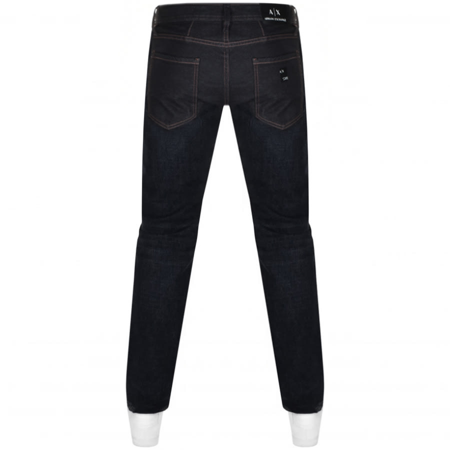 Alternative Image for ProductArmani Exchange J16 Straight Fit Jeans Black2